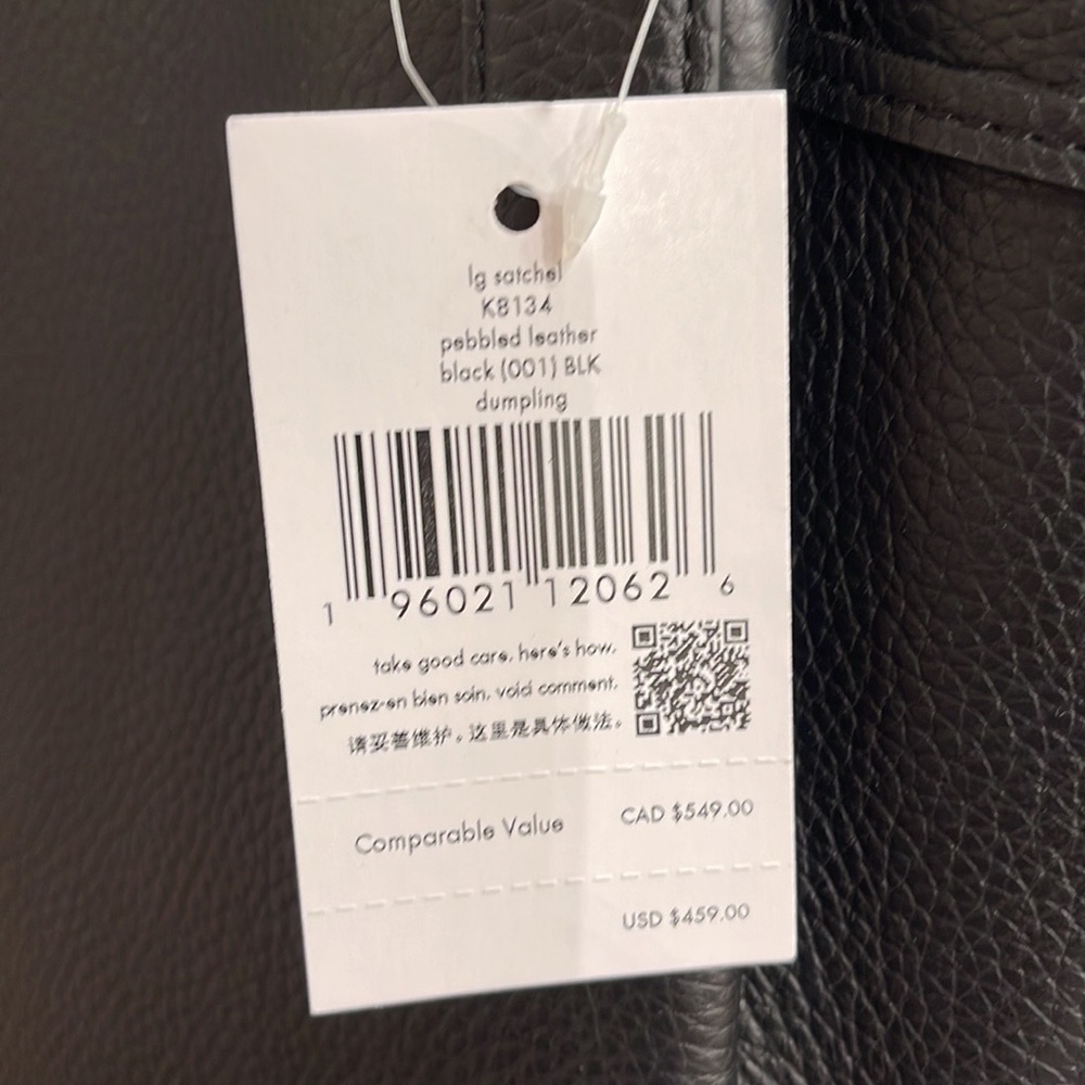 Kate Spade New York DUMPLING LARGE SATCHEL
Black - Picture 15 of 16